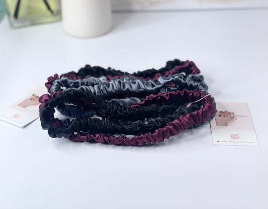 Satin Headbands (3 pack)